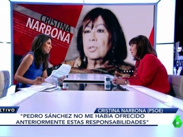 Cristina Narbona con Ana Pastor Cristina Narbona con Ana Pastor