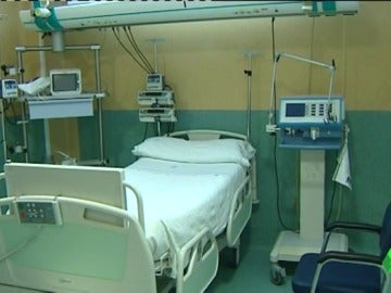 Una habitación de un hospital público de Madrid Una habitación de un hospital público de Madrid