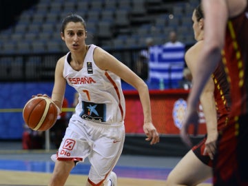 Alba Torrens, en un partido del Eurobasket Alba Torrens, en un partido del Eurobasket