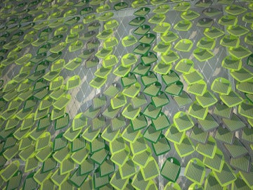 Una muestra de la hiedra fotovoltaica Una muestra de la hiedra fotovoltaica