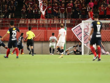El Kashima marca un gol al Sevilla El Kashima marca un gol al Sevilla