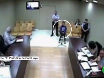 La agente de la Guardia Urbana declarando en el juicio La agente de la Guardia Urbana declarando en el juicio