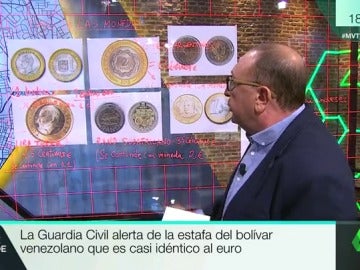 La Guardia Civil alerta de la estafa del Bolívar venezolano, casi idéntico al euro La Guardia Civil alerta de la estafa del Bolívar venezolano, casi idéntico al euro