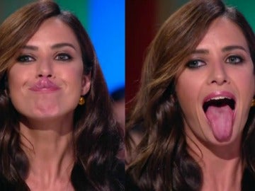 La extraña habilidad de Paula Prendes con su lengua La extraña habilidad de Paula Prendes con su lengua