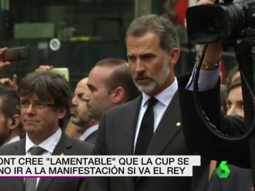 Felipe VI y Puigdemont Felipe VI y Puigdemont