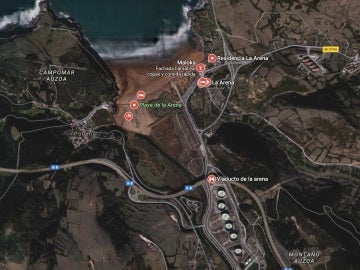 La playa de la Arena, en Muskiz La playa de la Arena, en Muskiz