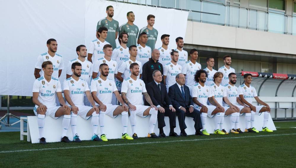 Foto 'de familia' del Real Madrid