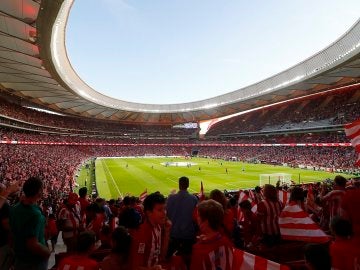 El Wanda Metropolitano, a rebosar en el día de su estreno El Wanda Metropolitano, a rebosar en el día de su estreno