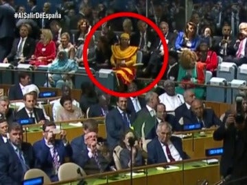 Wyoming destapa la "traición" de Cataluña en la Asamblea de la ONU: "Una mujer vestida de senyera, ¡eso es 'product placement'!" Wyoming destapa la "traición" de Cataluña en la Asamblea de la ONU: "Una mujer vestida de senyera, ¡eso es 'product placement'!"