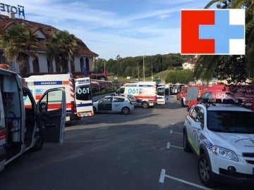 El 061, en el hotel afectado por el incendio El 061, en el hotel afectado por el incendio