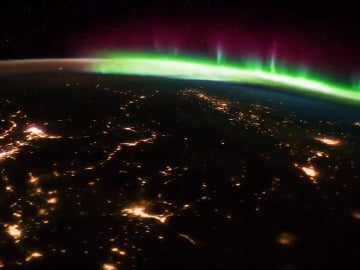 La aurora boreal sobre Canadá La aurora boreal sobre Canadá