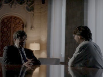 Jordi Évole entrevista a Carles Puigdemont en Salvados Jordi Évole entrevista a Carles Puigdemont en Salvados