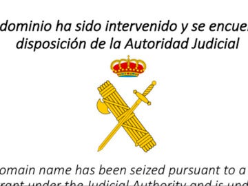 Imagen que aparece cuando intentas entrar a la web de la ANC Imagen que aparece cuando intentas entrar a la web de la ANC