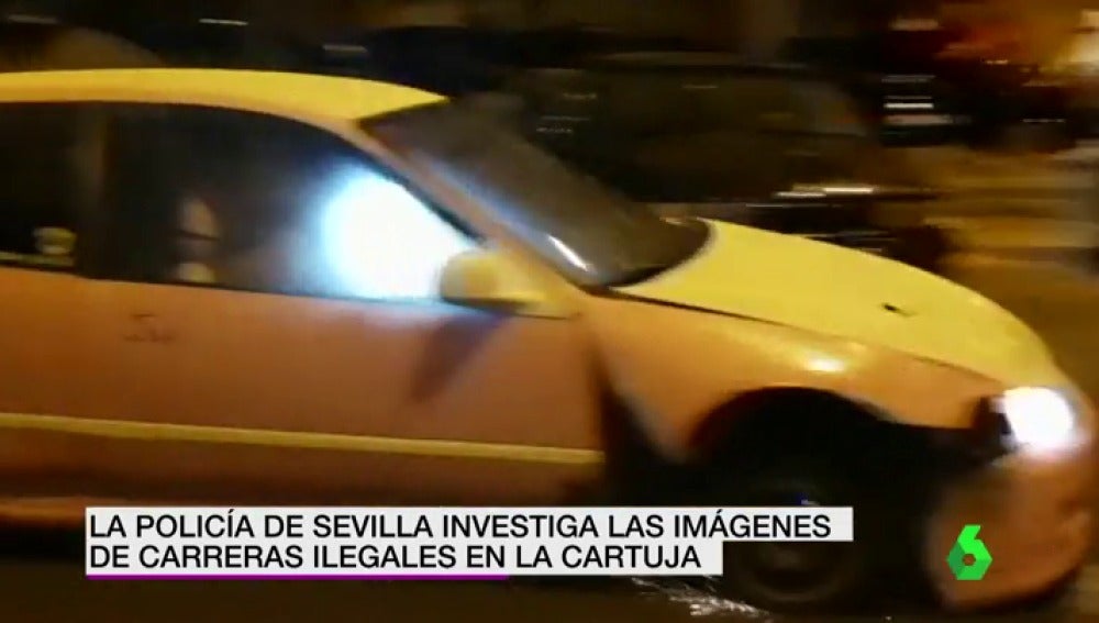 La Policía de Sevilla investiga las imágenes de carreras ilegales en La