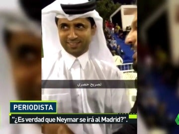 El jeque del PSG, tajante sobre el futuro de Neymar: "¿Es verdad que se irá al Madrid?"