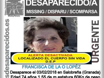 Localizan el cuerpo de Francisca De la O López en un acantilado Localizan el cuerpo de Francisca De la O López en un acantilado