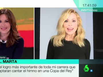 Marta Sánchez, en Más Vale Tarde Marta Sánchez, en Más Vale Tarde