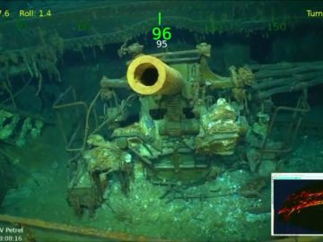 Hallan en Australia los restos del portaaviones americano Lexington, hundido por los japoneses en la II Guerra Mundial