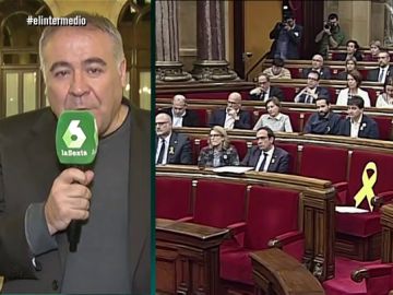 Antonio García Ferrreras, en el Parlament Antonio García Ferrreras, en el Parlament