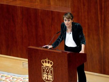 La portavoz de Podemos, Lorena Ruiz-Huerta