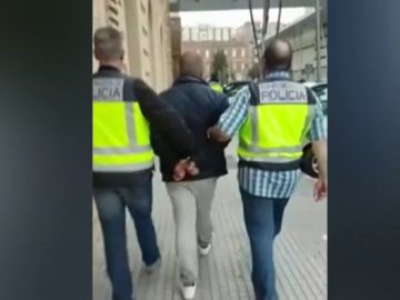 Imagen del detenido en Algeciras Imagen del detenido en Algeciras