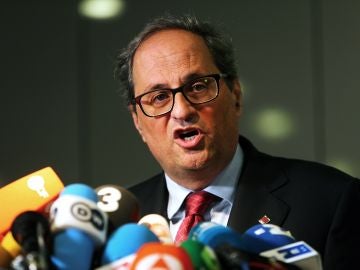 El recién elegido presidente de la Generalitat de Cataluña, Quim Torra