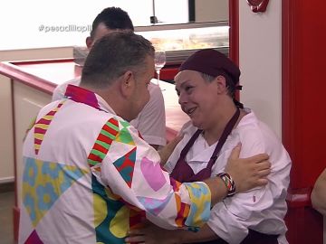 Pili y Alberto Chicote en Pesadilla en la cocina: Casa Pili Pili y Alberto Chicote en Pesadilla en la cocina: Casa Pili