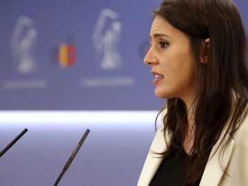 La portavoz de Podemos, Irene Montero La portavoz de Podemos, Irene Montero