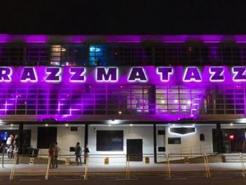 Entrada de la sala Razzmatazz en Barcelona Entrada de la sala Razzmatazz en Barcelona