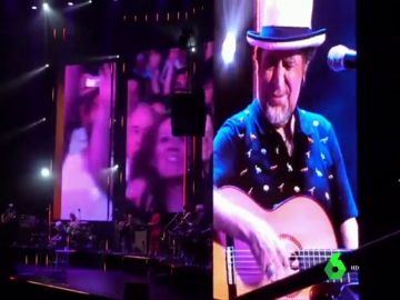 Joaquín Sabina se queda sin voz en pleno concierto Joaquín Sabina se queda sin voz en pleno concierto