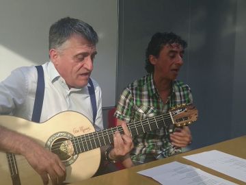El Gran Wyoming y Manu Chao, en El Intermedio El Gran Wyoming y Manu Chao, en El Intermedio