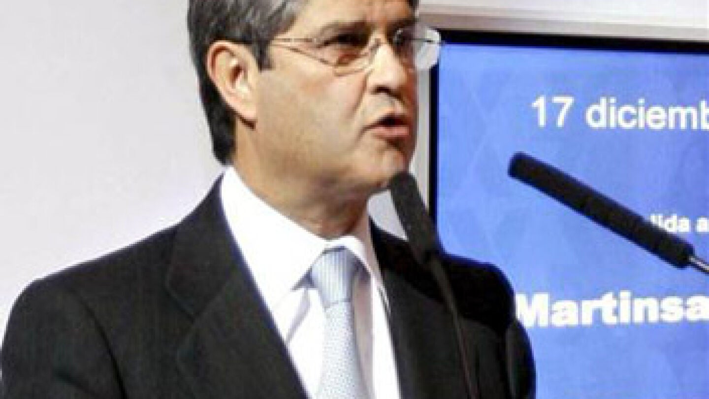 Fernando Mart&iacute;n, presidente de Martinsa- Fadesa