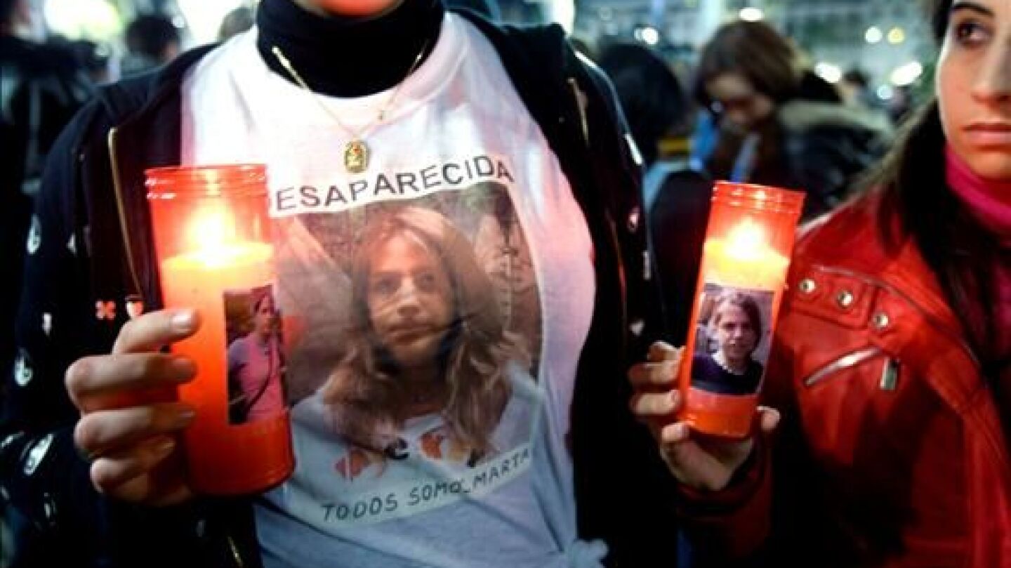 Marta del Castillo Sevilla manifestaci&oacute;n desapaercida
