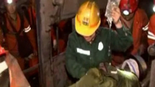 Rescate en una mina de China (Archivo) Rescate en una mina de China (Archivo)