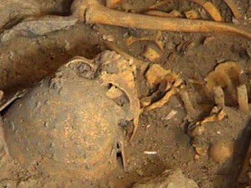 Cuerpo de la Edad de Bronce hallado en Atapuerca