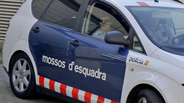 Un coche de los Mossos d'Esquadra, en un suceso