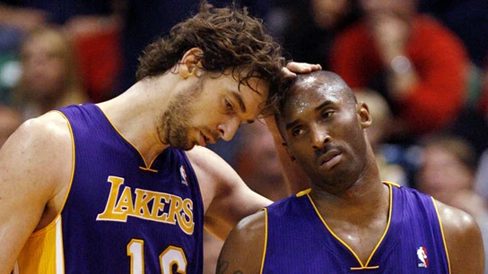 Pau Gasol y Kobe Bryant Pau Gasol y Kobe Bryant