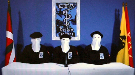 Imagen del vídeo del comunicado de ETA Imagen del vídeo del comunicado de ETA
