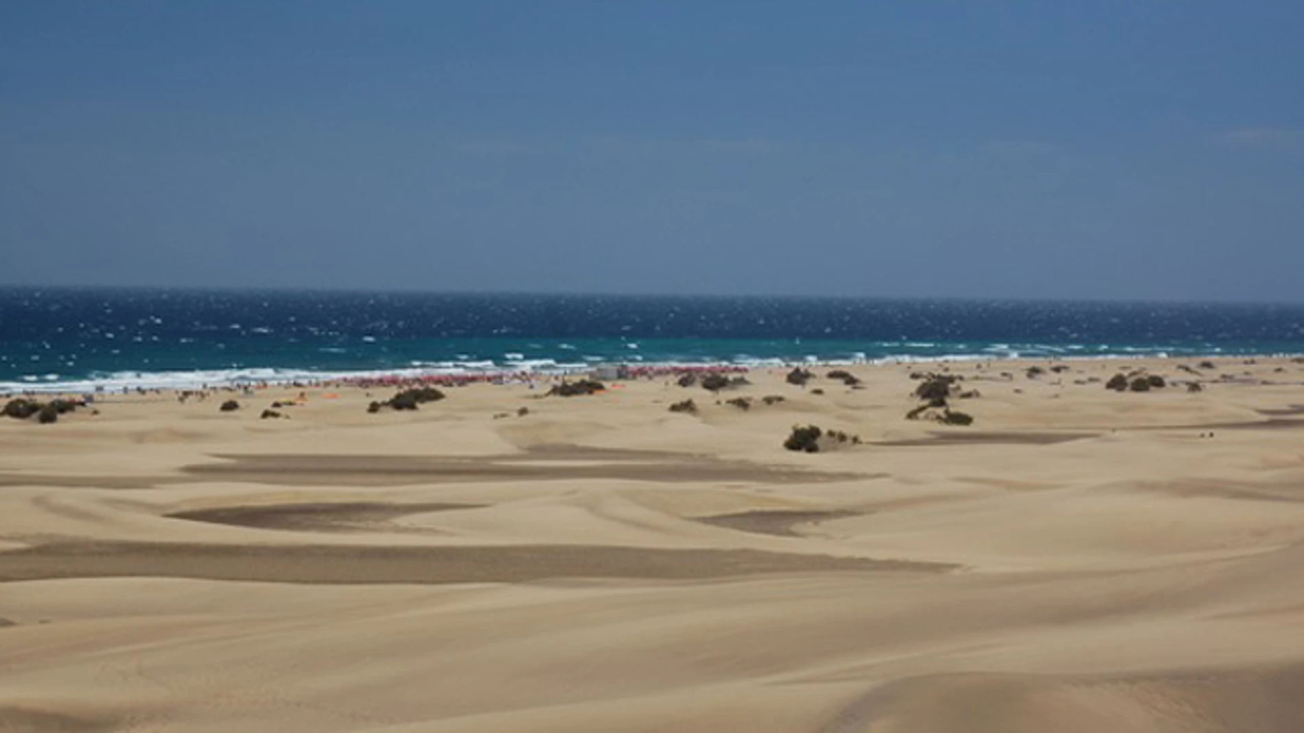 La Playa del Inglés en Gran Canaria
