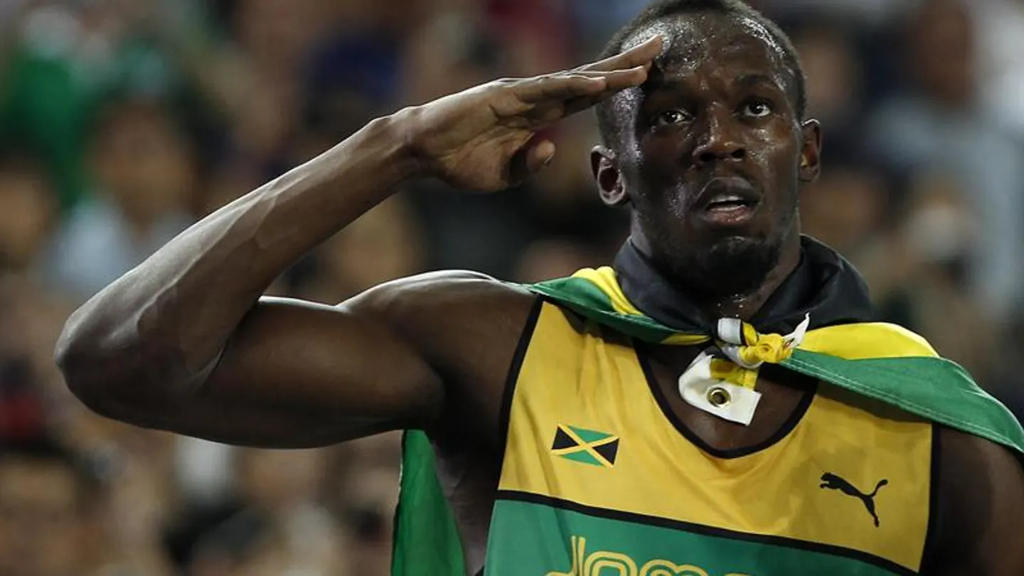 El atleta Usain Bolt El atleta Usain Bolt