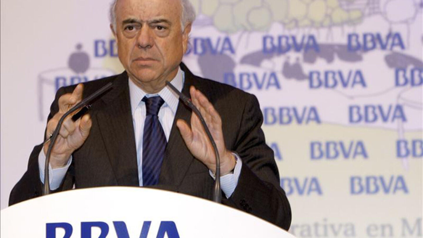 El presidente de BBVA, Francisco Gonz&aacute;lez