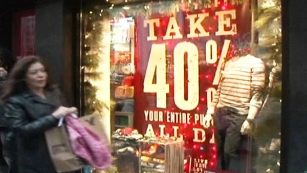 Imagen de un escaparate con descuentos por el 'Black Friday' Imagen de un escaparate con descuentos por el 'Black Friday'