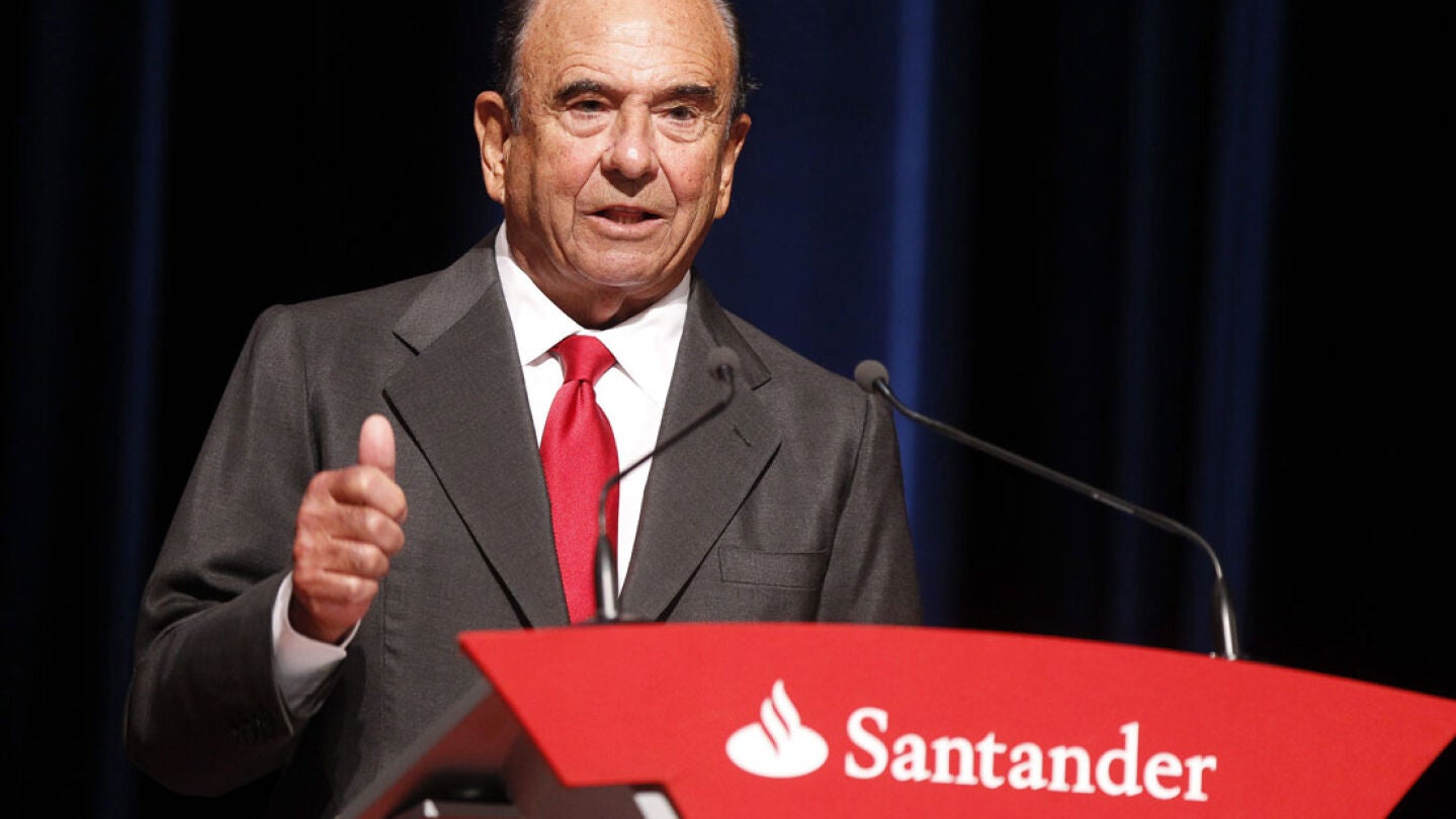 Emilio Bot&iacute;n, presidente del Banco Santander