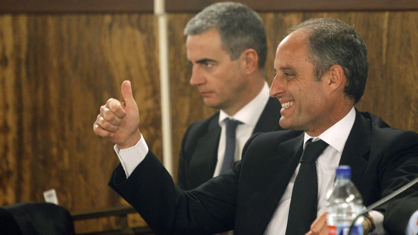 Ricardo Costa y Francisco Camps Ricardo Costa y Francisco Camps