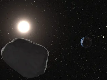 Un asteroide cercano a la Tierra Un asteroide cercano a la Tierra