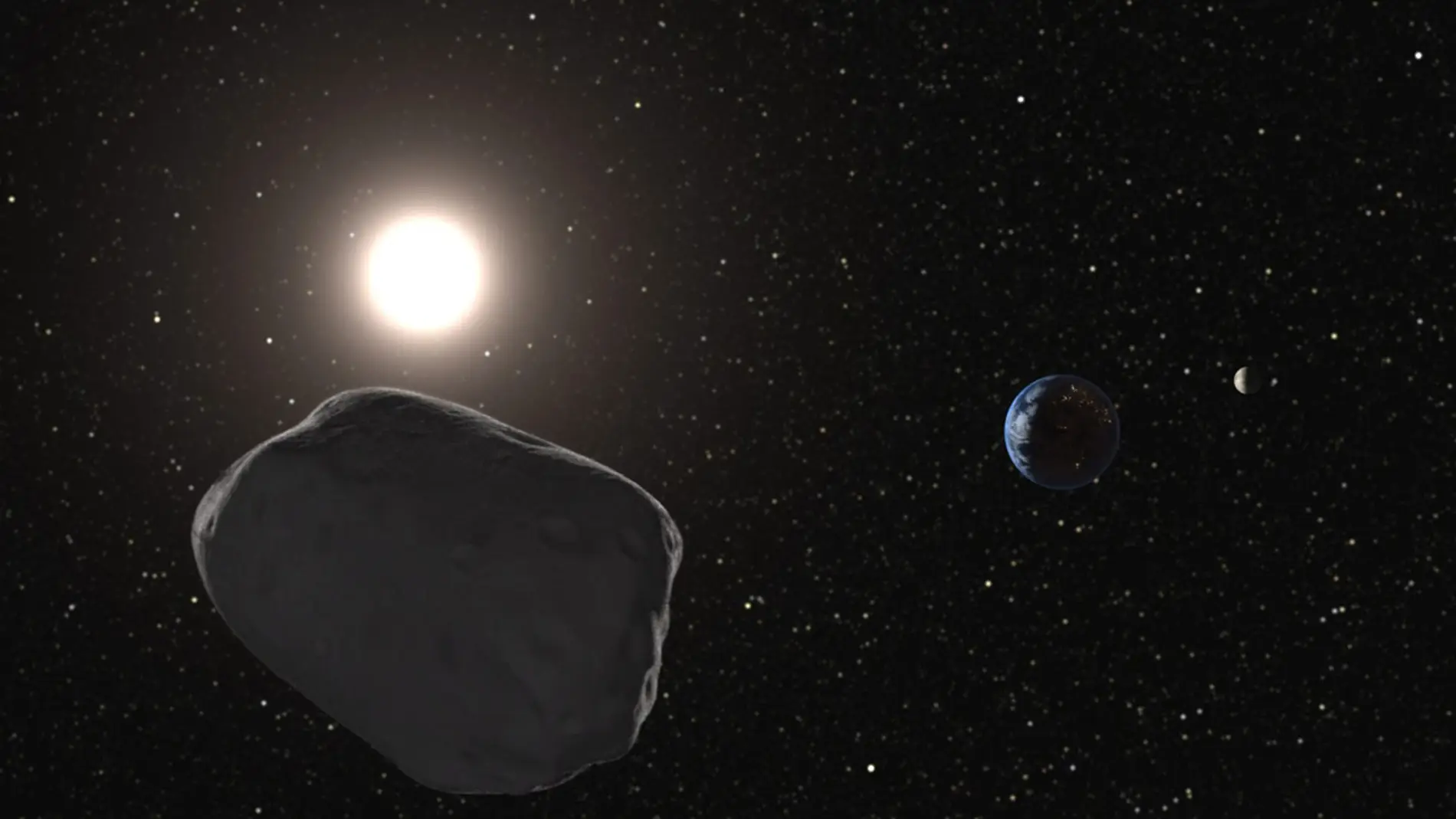 Un asteroide cercano a la Tierra