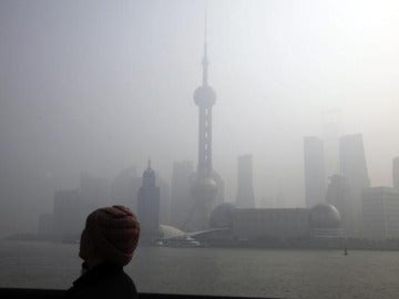 Alta contaminación en China