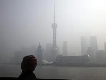 Alta contaminación en China Alta contaminación en China