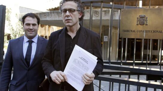 Los diputados de Amaiur Mikel Errecondo y Jon I&ntilde;arritu