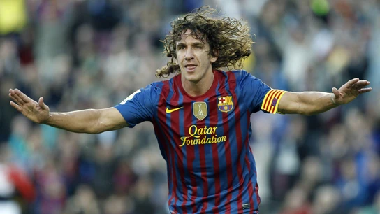 Puyol celebra un gol Puyol celebra un gol